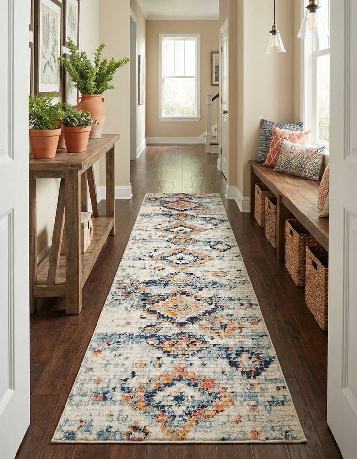 Detail image of 2' 7 x 10' Morocco Runner Rug