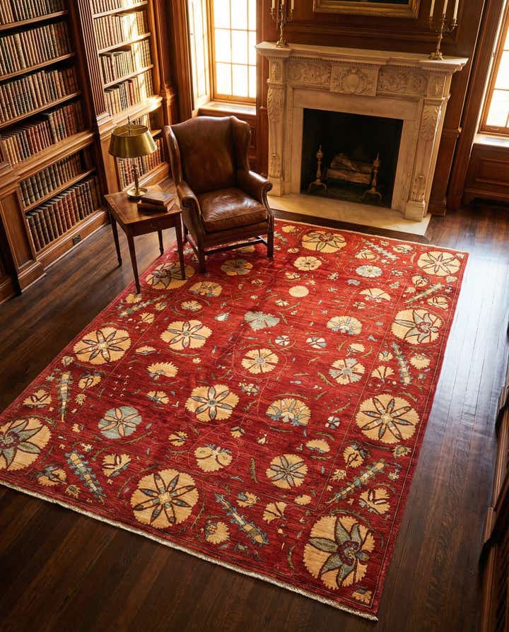 5' 10 x 7' 10 Hand Knotted Ariana Ziegler Oriental Rug