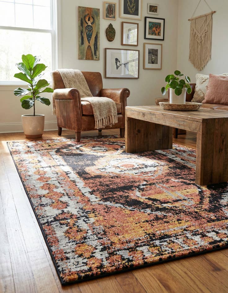 Detail image of 5' 3 x 8' Tagine Rug