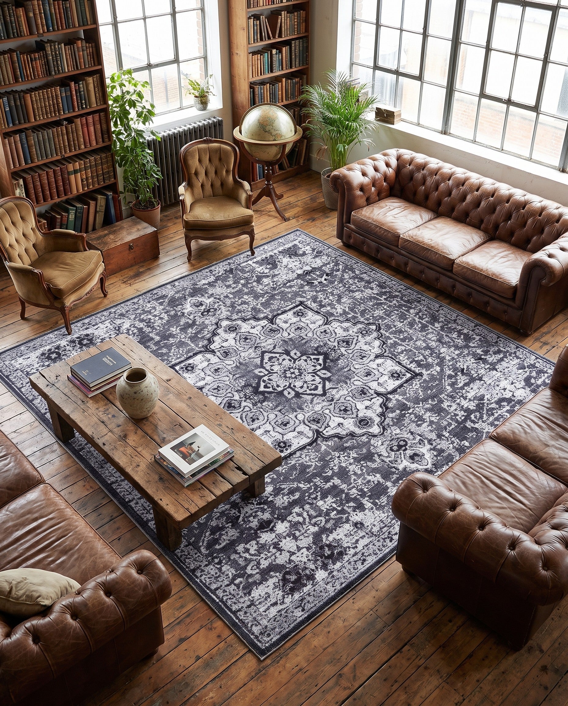 10' 6 x 10' 6 Washable Francesca Square Rug