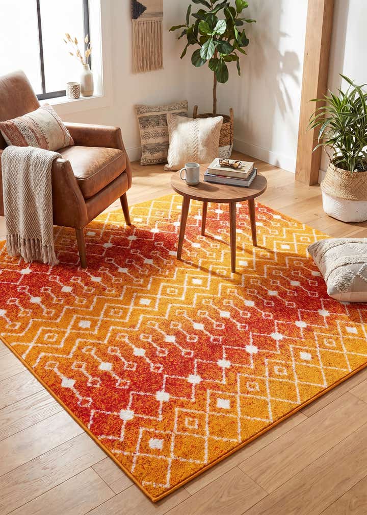 6' x 6' Moroccan Trellis Square Rug