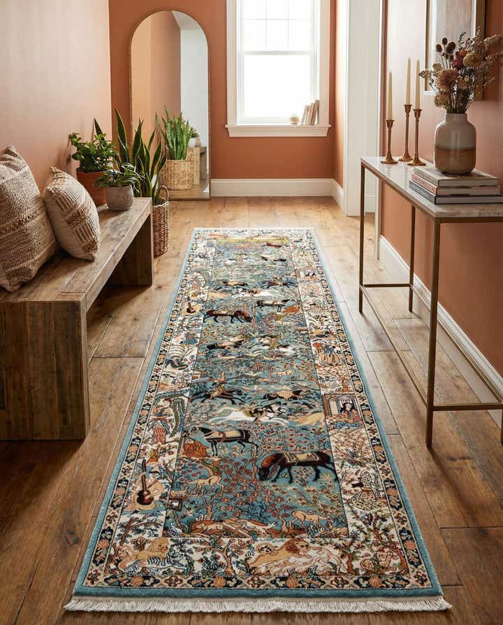 2' 7 x 9' Nain Design Runner Rug