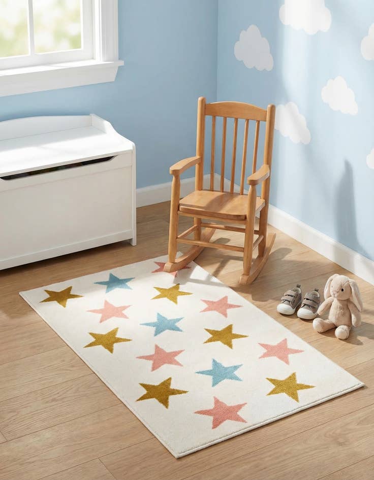 Detail image of 2' x 3' Whimsy Kids Rug