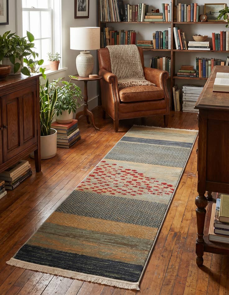 Detail image of 2' x 6' Kashkuli Gabbeh Runner Rug