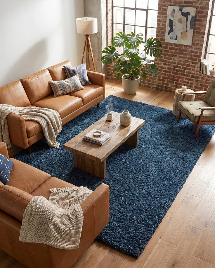 Detail image of 10' x 14' Zermatt Shag Rug