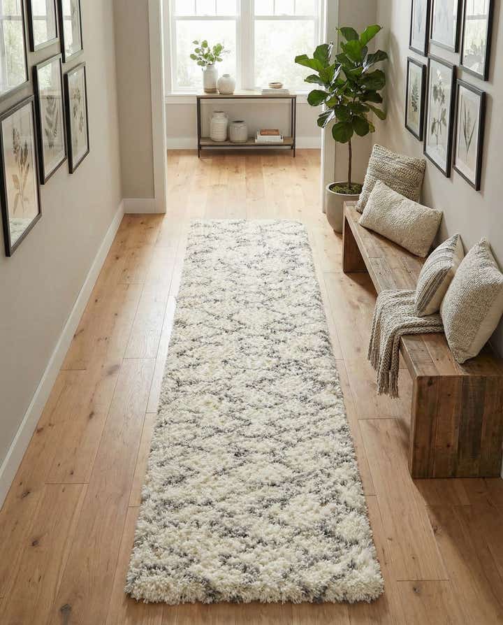 2' 7 x 12' Infinity Shag Runner Rug