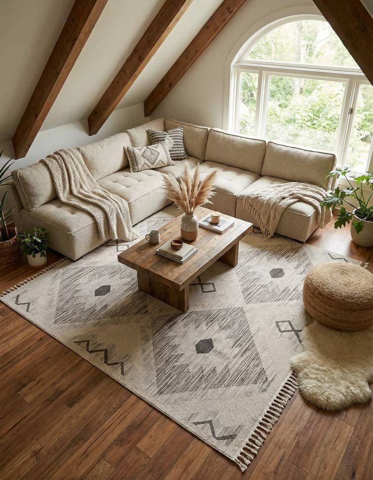 Detail image of  9' 10 x 9' 10 Arlo Square Rug