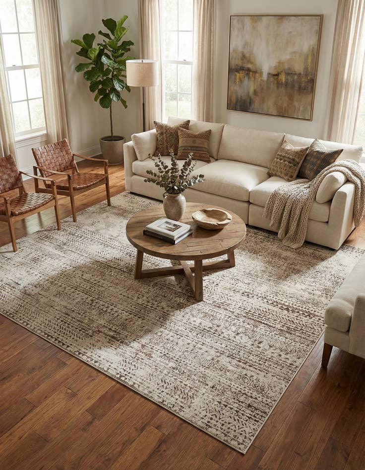 Detail image of 10' x 10' Hermitage Square Rug