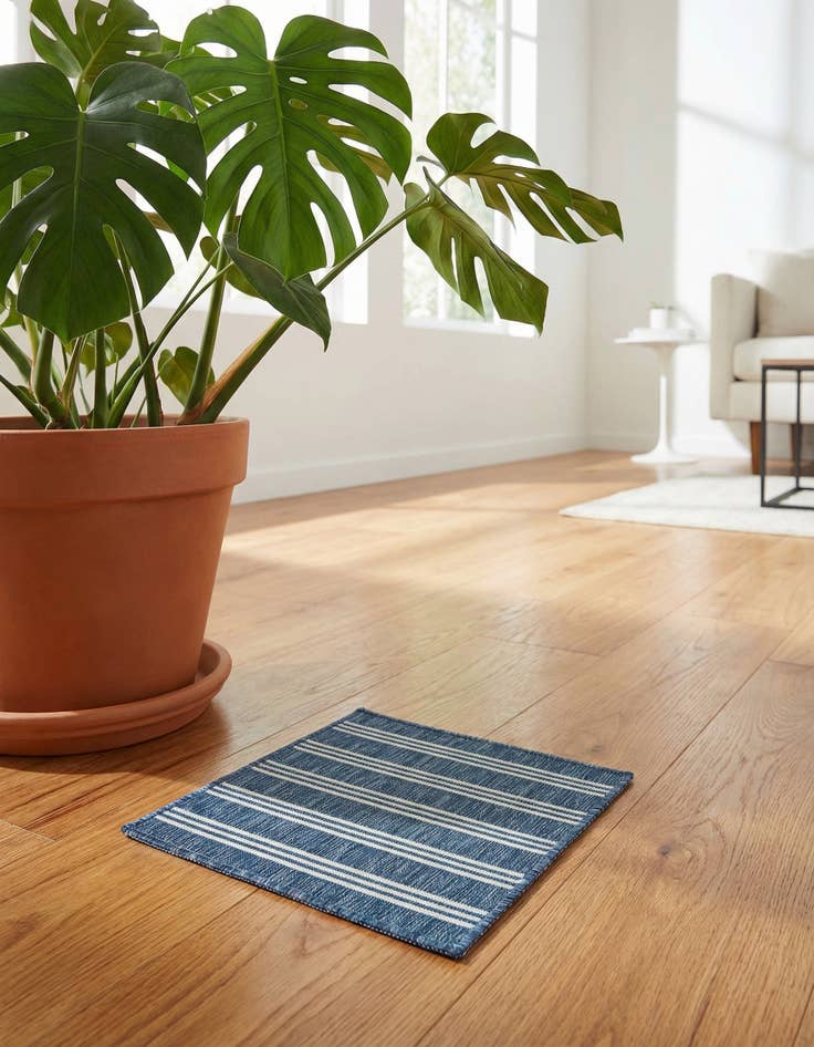 Detail image of 1' 4 x 1' 4 Washable Jill Zarin Anguilla Indoor / Outdoor Sample Rug