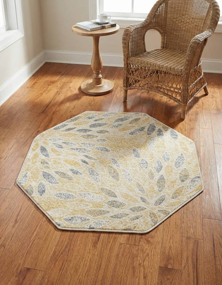 Detail image of 4' 1 x 4' 1 Charleston Octagon Rug