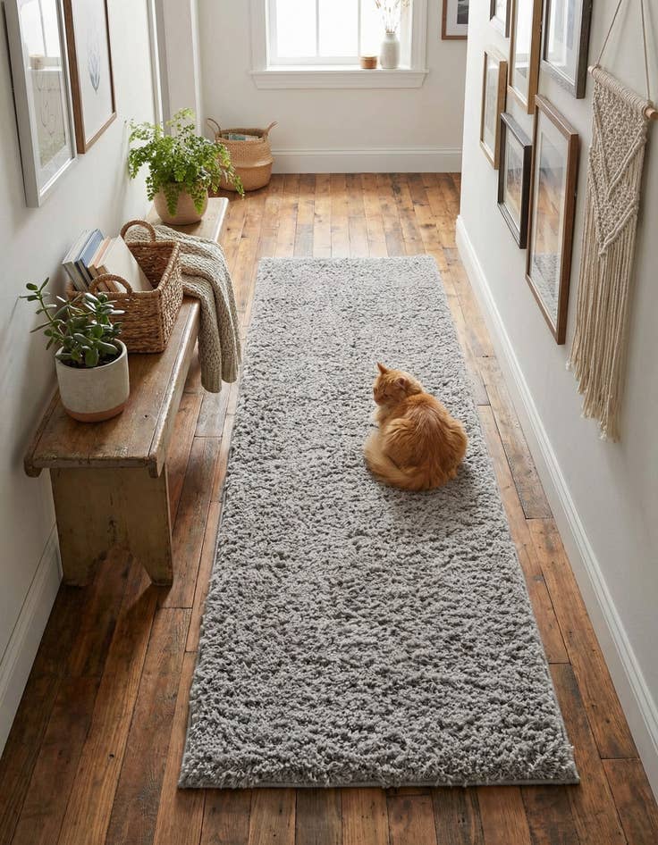 Detail image of 2' 2 x 6' 7 Everyday Shag Runner Rug