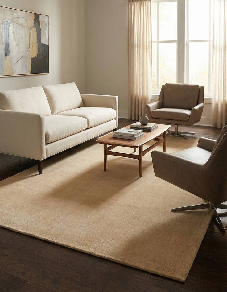 Detail image of 5' 7 x 8' 2 Luna Wool Rug