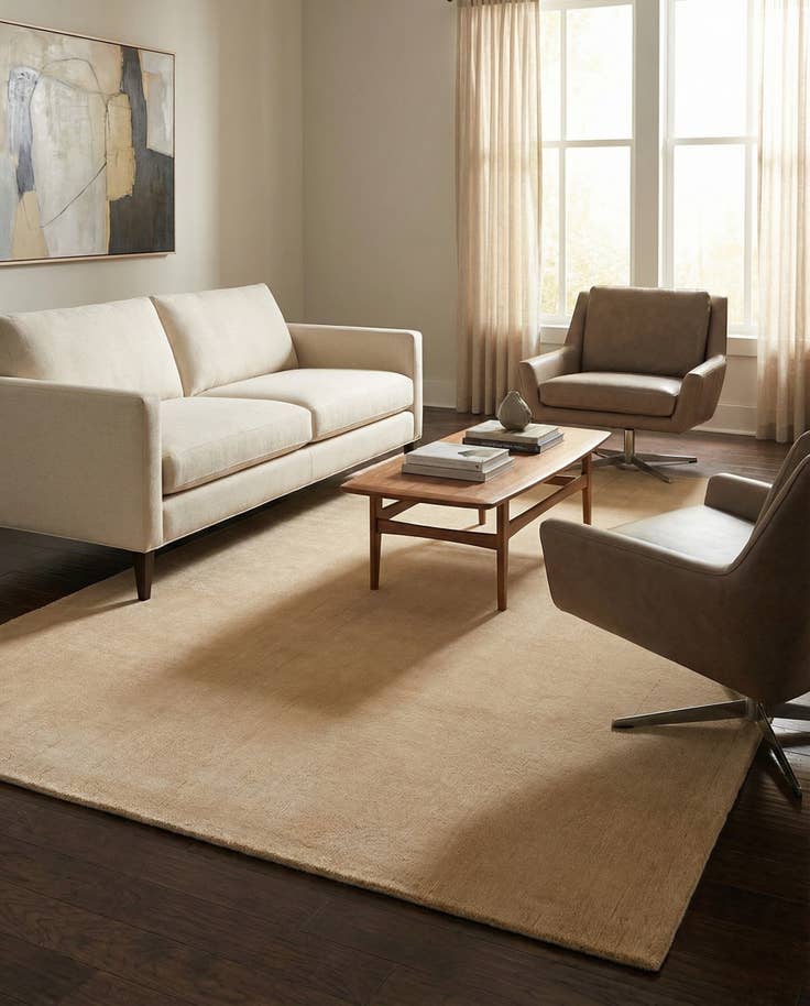 Detail image of 5' 7 x 8' 2 Luna Wool Rug