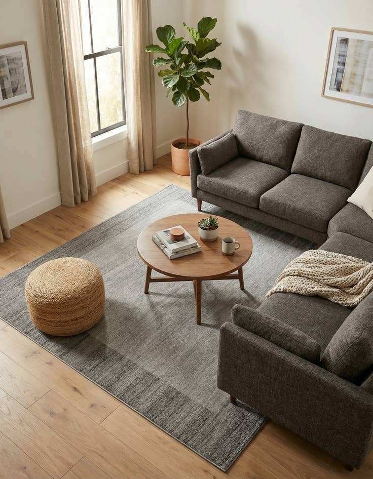 Detail image of 7' 10 x 7' 10 Angelica Square Rug