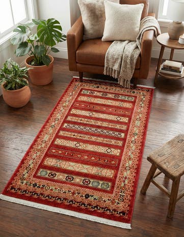 Rust Red Kashkuli Gabbeh Rug