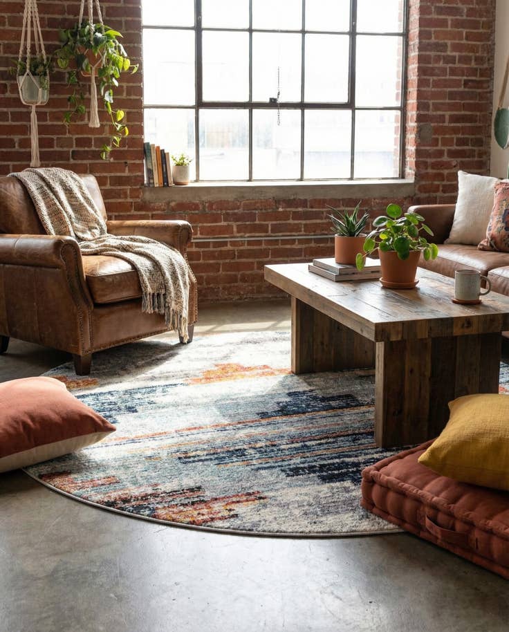 Detail image of 7' x 7' Tucson Round Rug