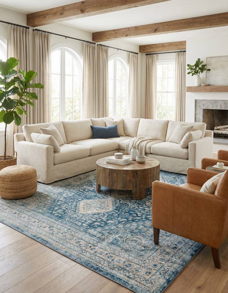 Detail image of 10' 2 x 10' 2 Newport Square Rug