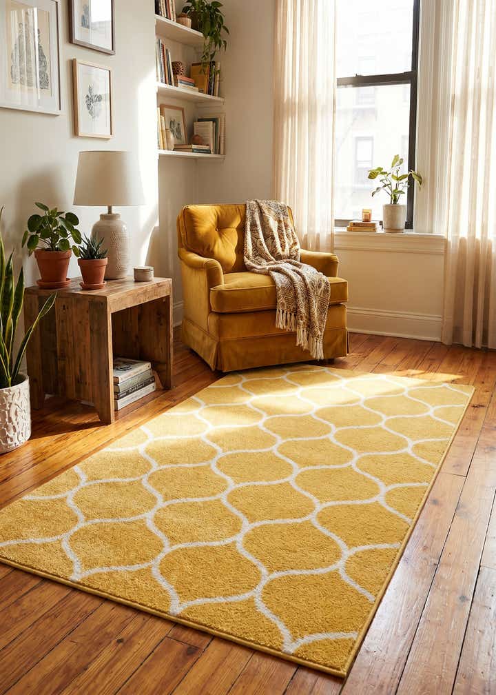 3' x 5' 3 Lattice Frieze Rug