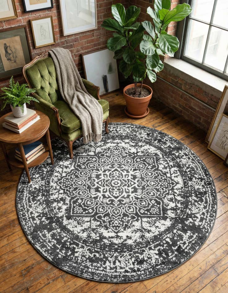 Detail image of 5' 3 x 5' 3 Arlington Round Rug