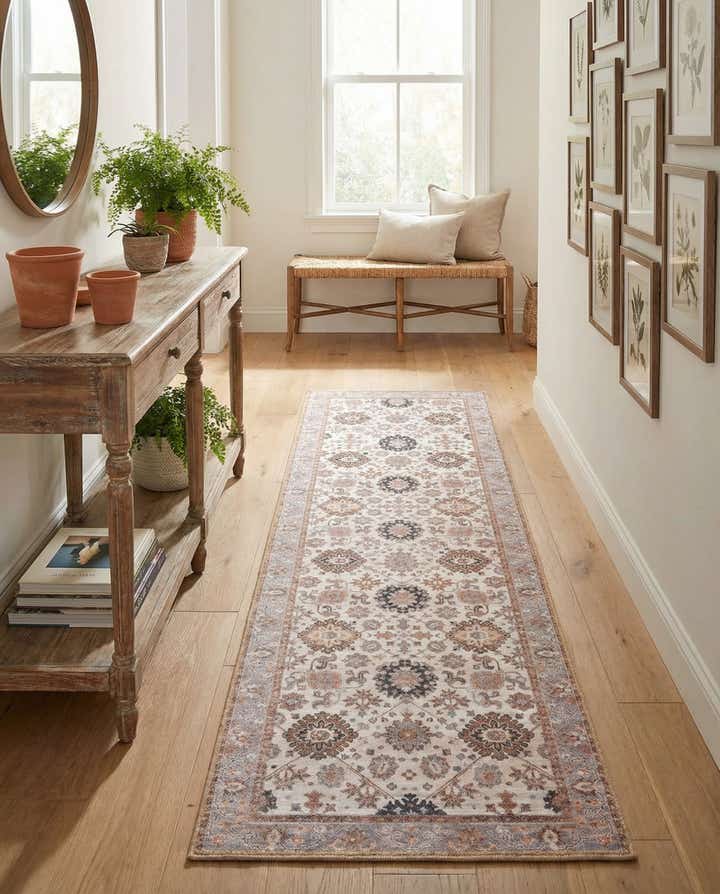 2' 7 x 10' Washable Timeless Runner Rug