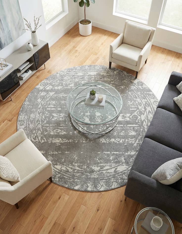 Detail image of 2' x 7' 10 Lennon Round Rug