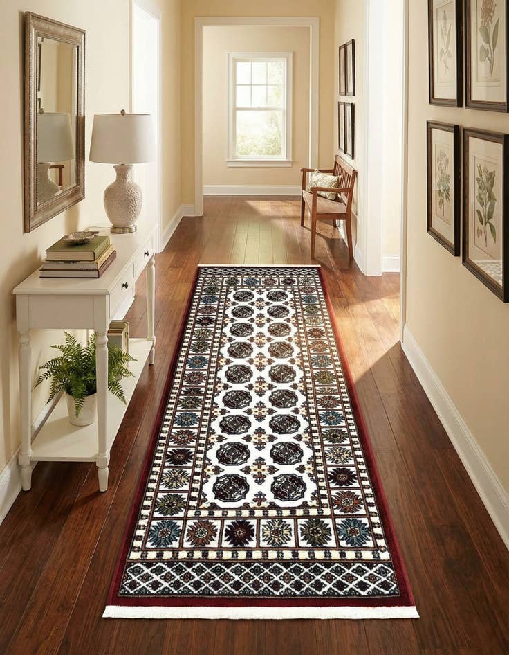 Detail image of 2' x 6' Nain Design Runner Rug