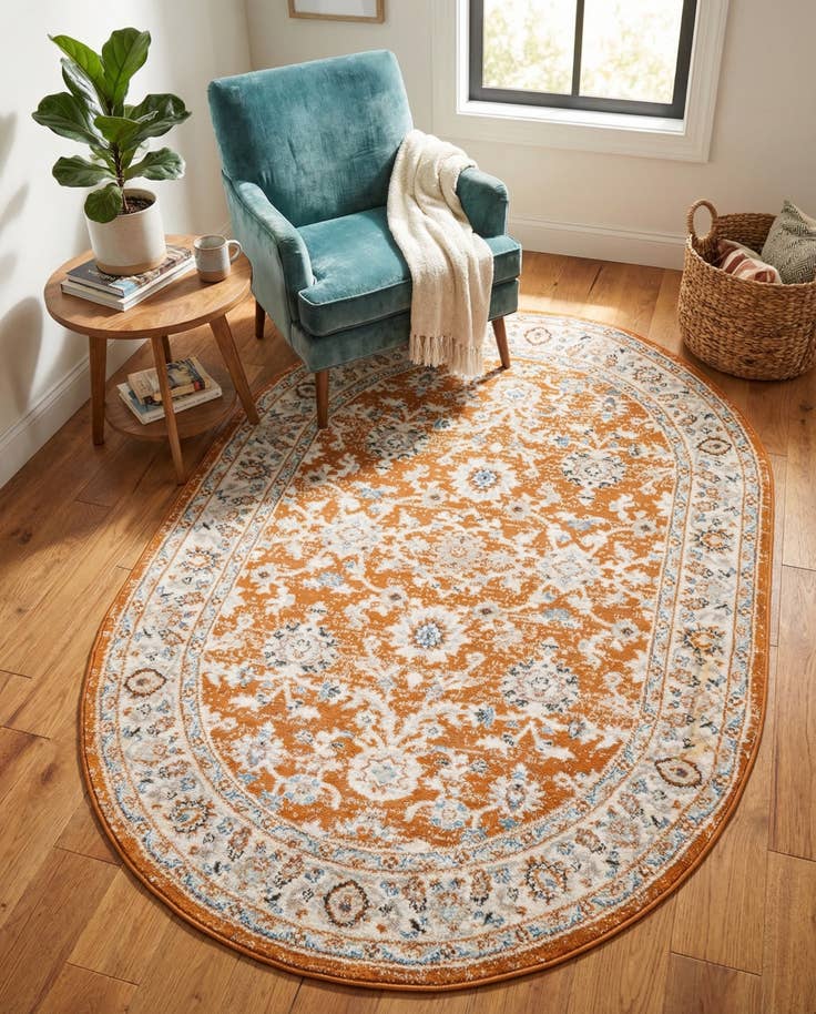 Detail image of 4' x 6' Charlotte Oval Rug