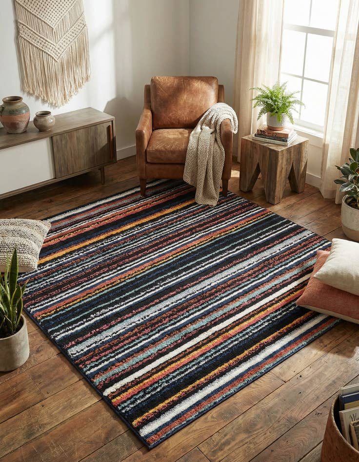 Detail image of 5' 3 x 5' 3 Tagine Square Rug