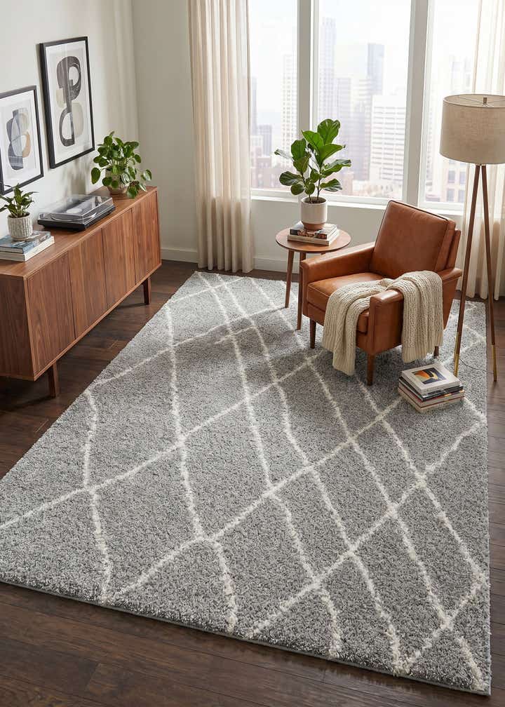 9' 10 x 13' Soft Touch Shag Rug