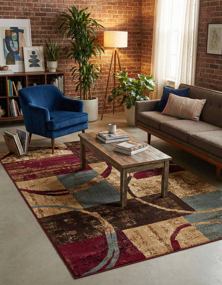 Detail image of 6' x 9' Coffee Shop Rug