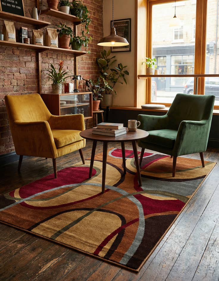 Detail image of 4' x 6' Cafe Rug