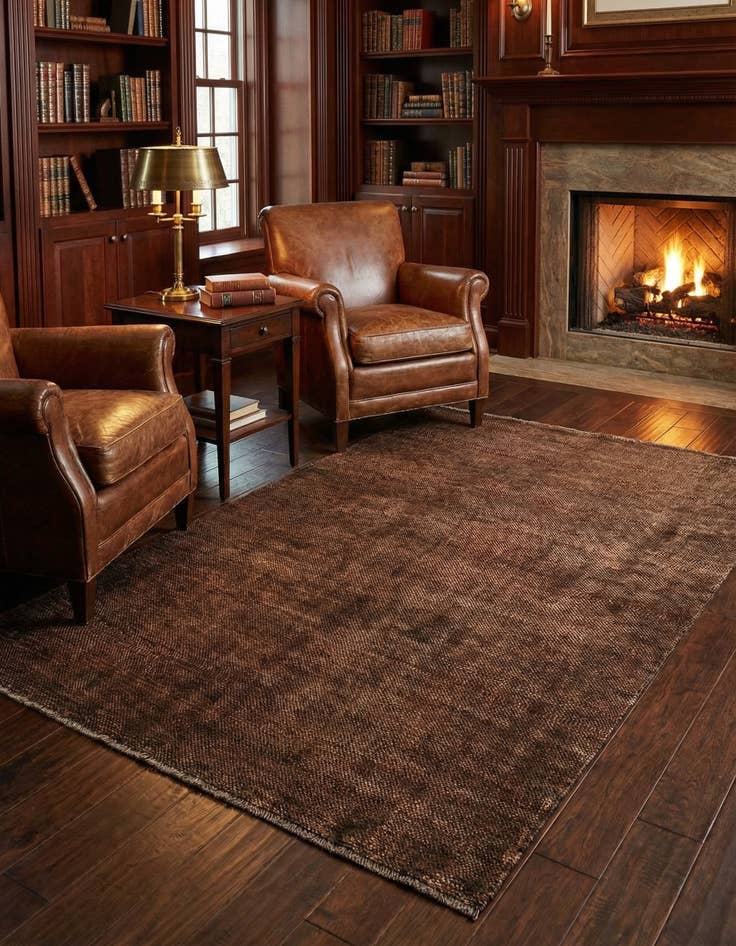 Detail image of 4' 11 x 6' 5 Juma Wool Rug