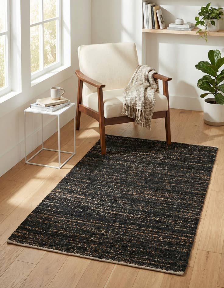 Detail image of 3' 1 x 5' 1  Hand Woven Palm Beach Jute Rug