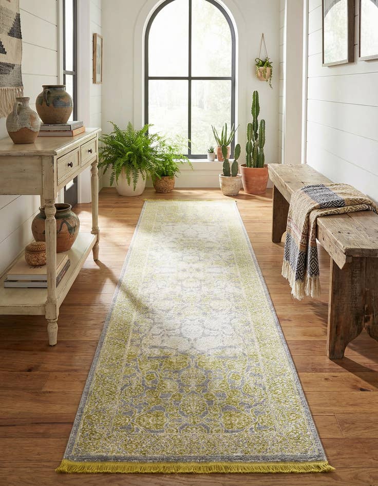 Detail image of 2' 7 x 10' New Vintage Runner Rug