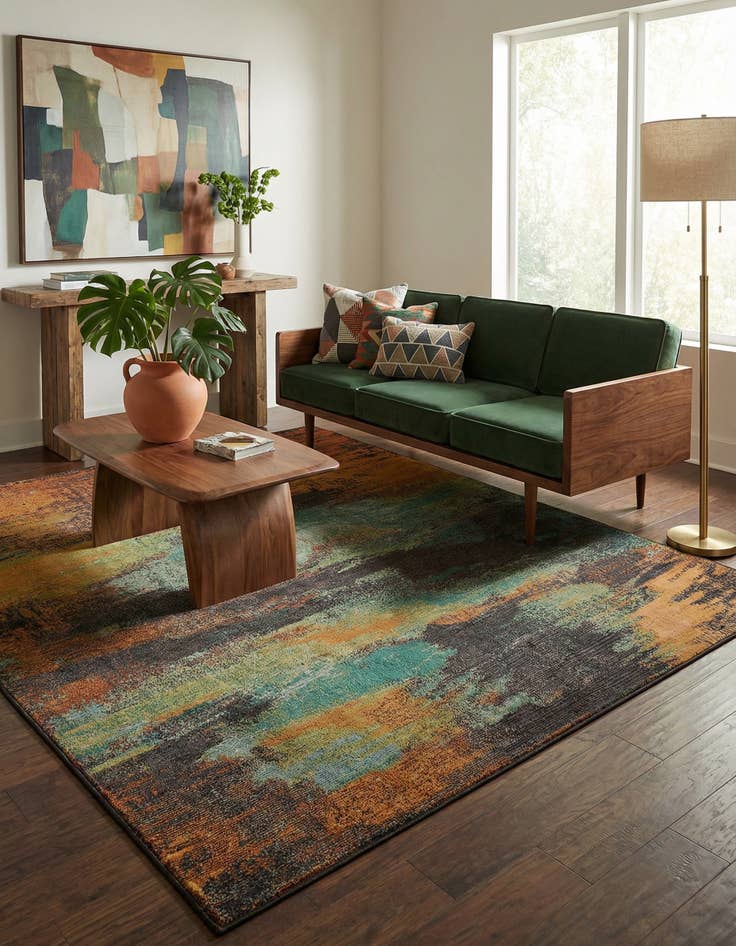 Detail image of 6' x 9' Washable Sevilla Rug