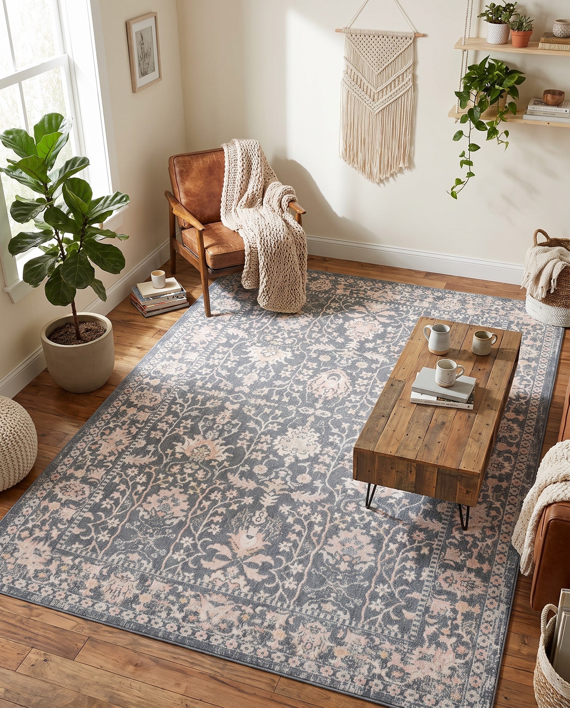 6' x 9' Kamala Washable Rug