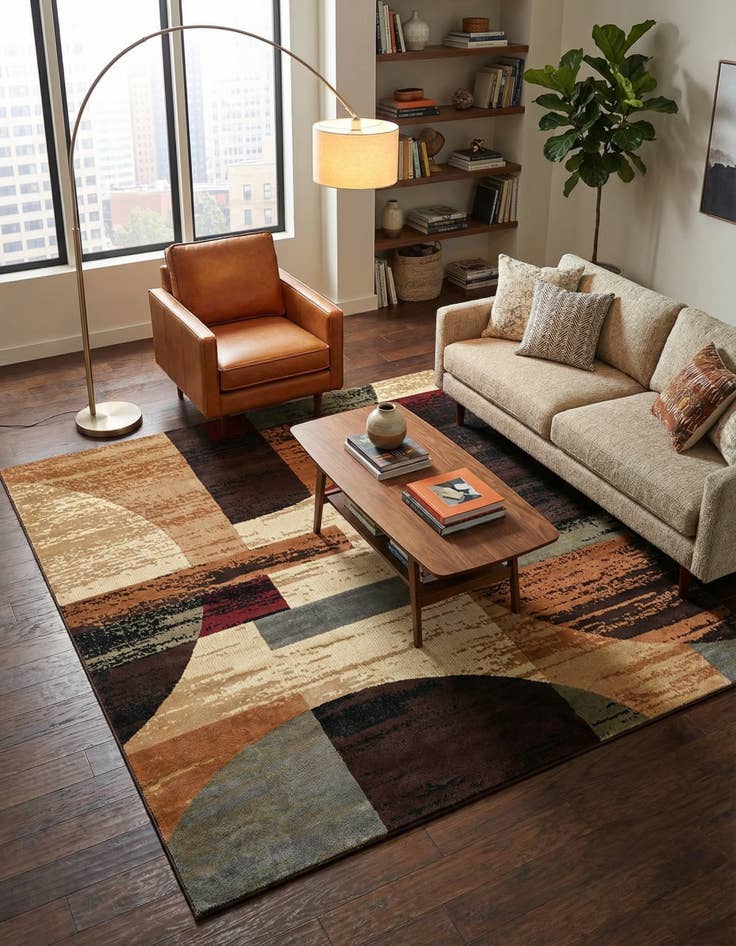 Detail image of 7' 10 x 7' 10 Cafe Square Rug