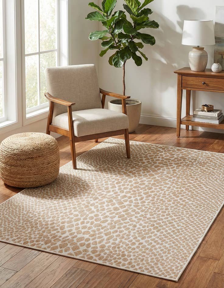 Detail image of  5' 3 x 8'  Washable Jill Zarin Cape Town Indoor / Outdoor Rug