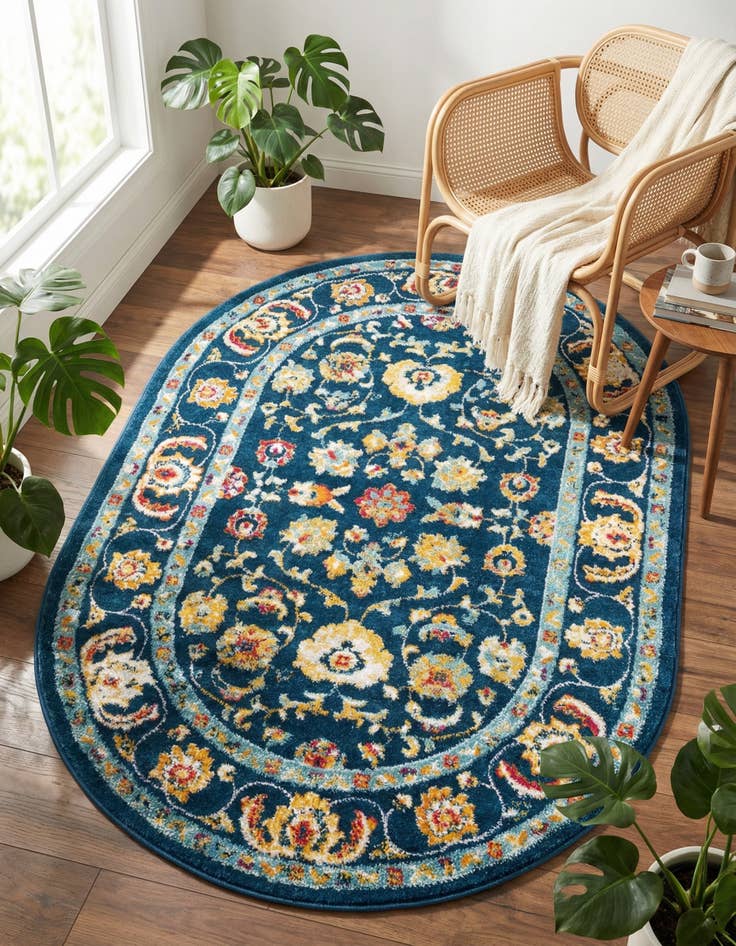 Detail image of 4' x 6' Aurelia Oval Rug