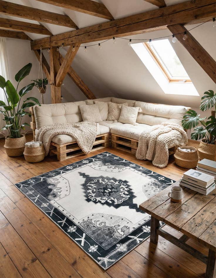 Detail image of 7' 6 x 7' 6 Timeless Square Rug