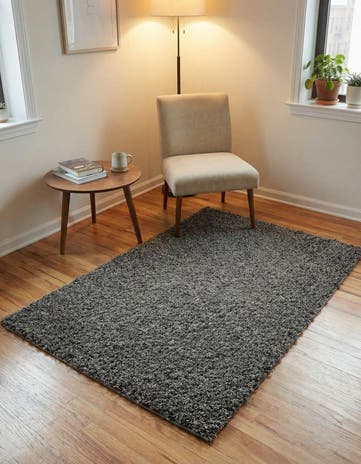3' 3 x 5' 3 Comfort Solid Shag Rug