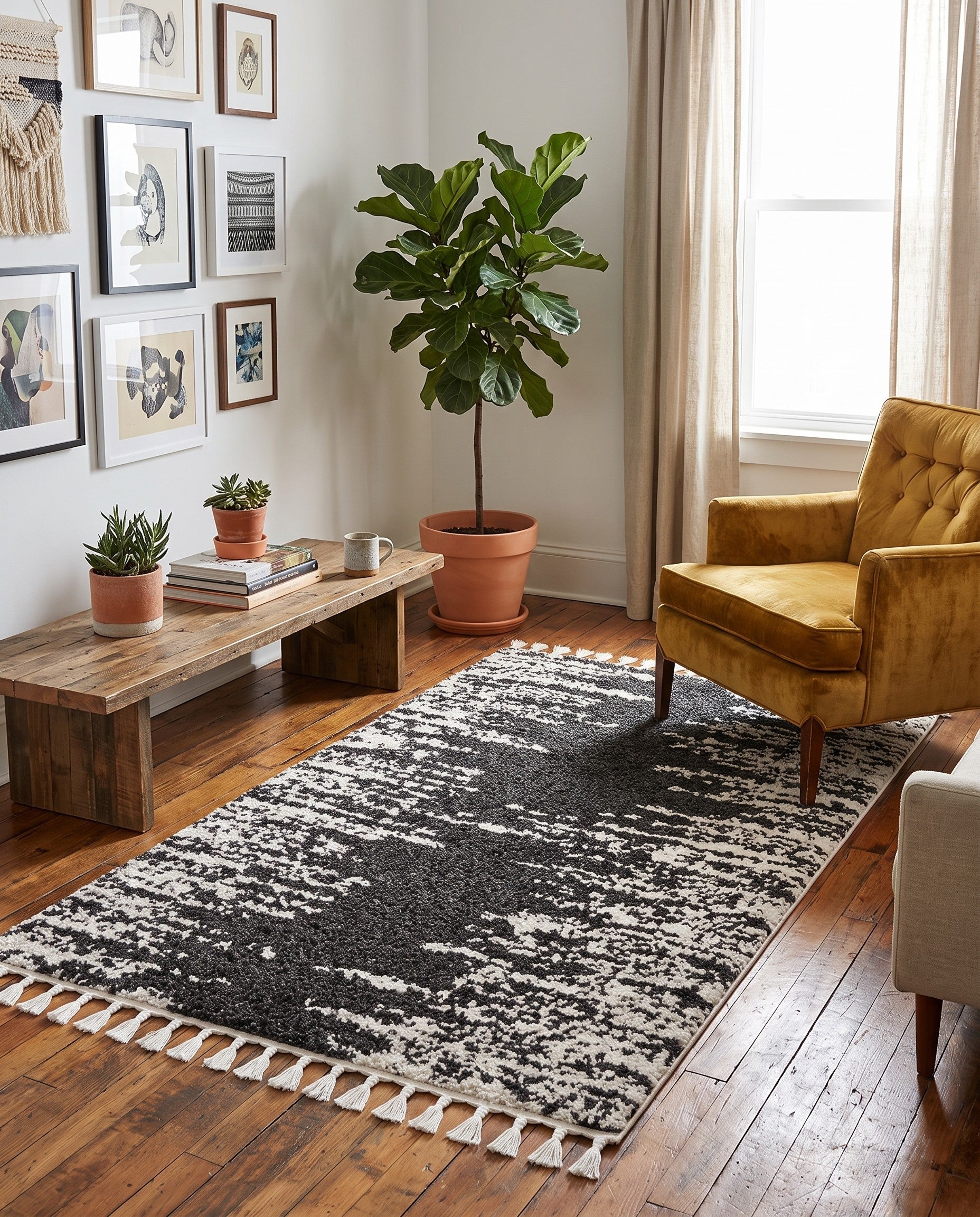 3' 3 x 5' 3 Serenity Shag Rug