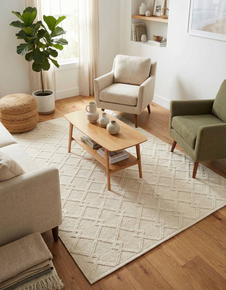 Detail image of 5' 1 x 8' Hand Knotted Jill Zarin Dorset Rug