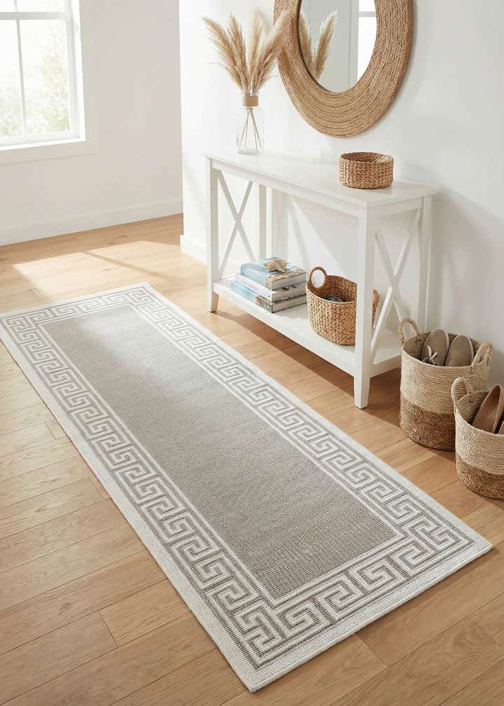 2' x 6' Easy-Clean Coastal Indoor / Outdoor Runner Rug