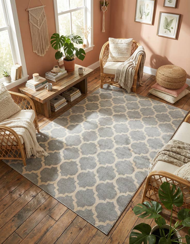 Detail image of 7' x 10' Trellis Rug