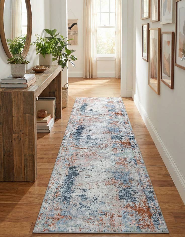 Detail image of 2' 7 x 12' Kamala Washable Runner Rug