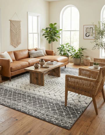 10' 8 x 14' Moroccan Trellis Rug