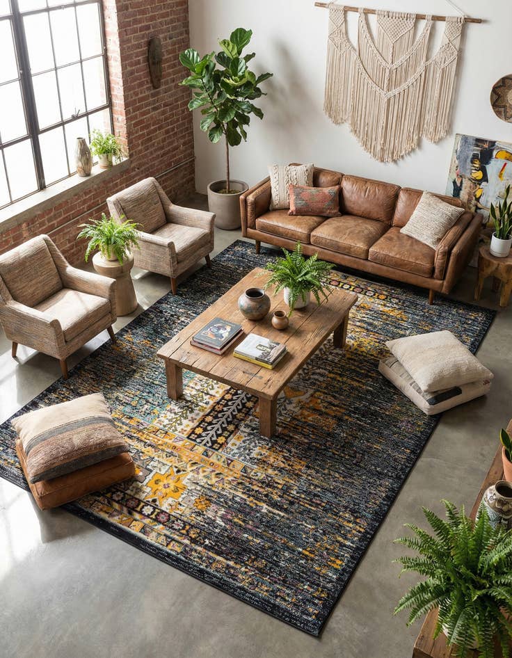 Detail image of 7' 10 x 10' Carrington Rug