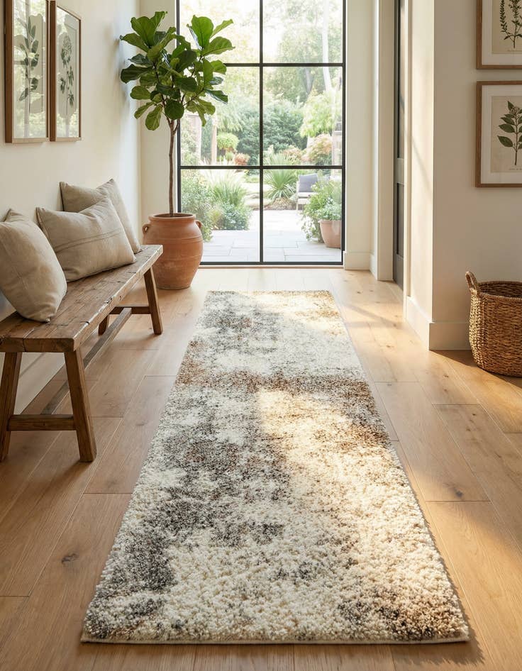Detail image of 2' 7 x 10' Soft Touch Shag Runner Rug