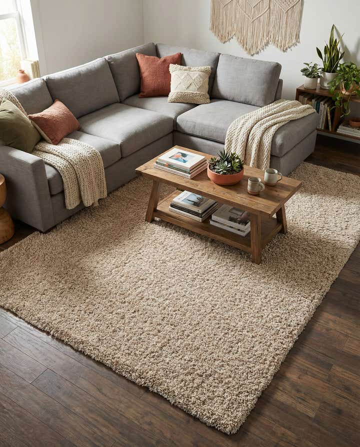 5' 10 x 9' Zermatt Shag Rug